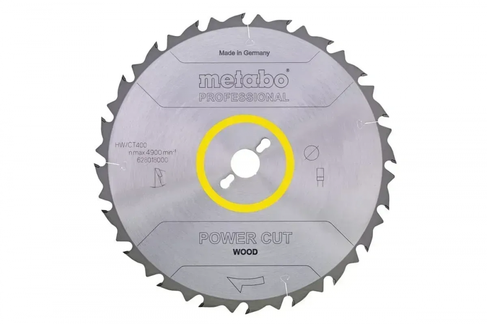 Пильный диск Metabo CLASSIC по дереву 400x30x3.5, 28 зубов Jet
