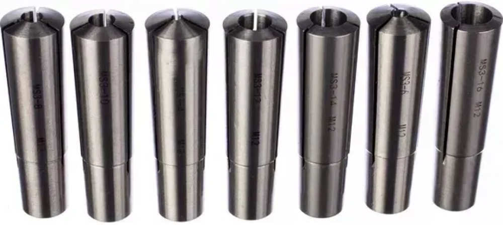 Цанга набор, JET, МК-3, Ø4,6,8,10,12,14,16мм, 170х30х170мм, 1,23кг (JMD-X1, JMD-3) Jet