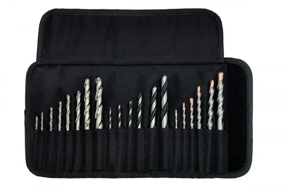 Комбинированный набор сверл в сумке 20 штук Jet