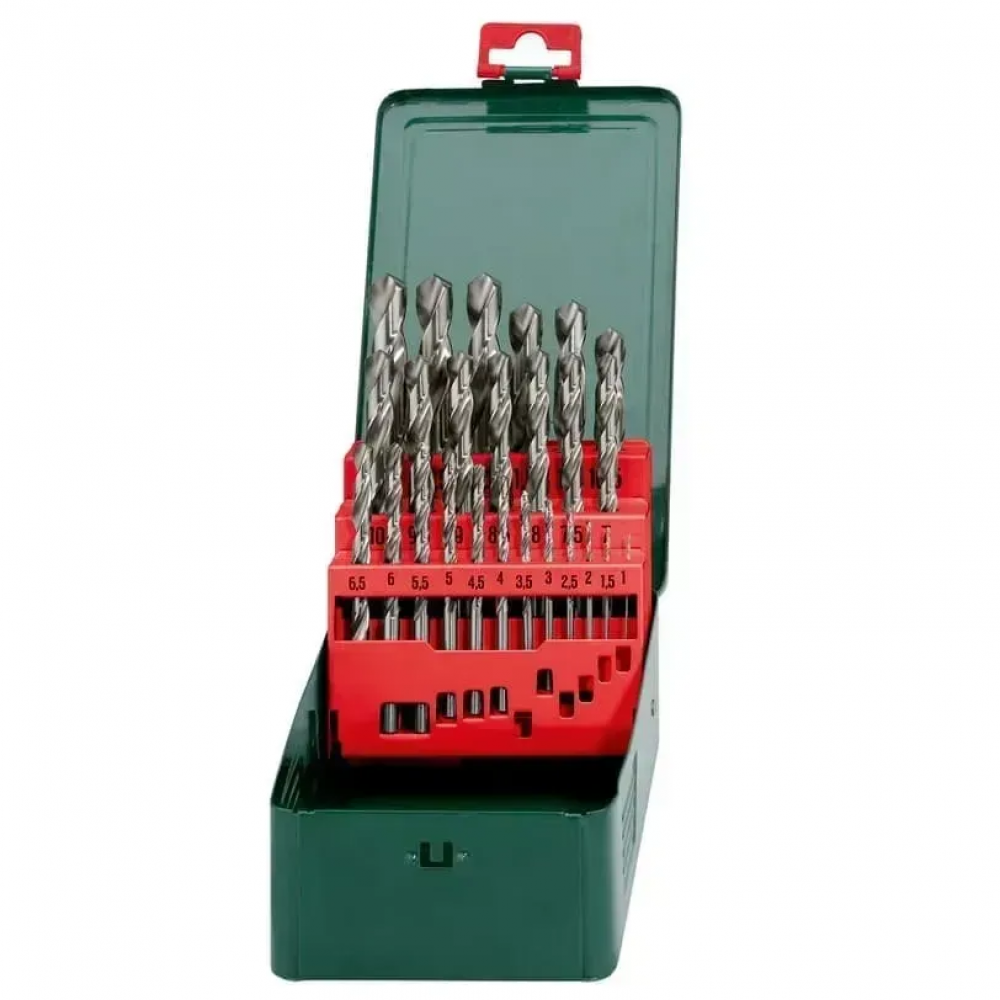 Набор сверл по металлу Metabo HSS-G Promotion 25 предмет Jet