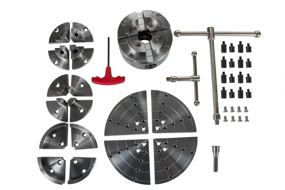 Токарний патрон 4-х кулачковий JET по дереву CK-4.5Z/S1 114 мм (набір) Jet