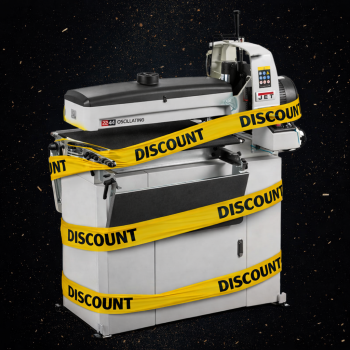 Барабанний шліфувальний верстат з осциляцією&nbsp;Jet&nbsp;JWDS-2244OSC-M