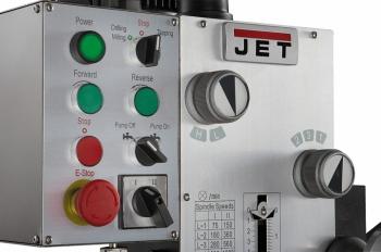 Фрезерно-свердлильний верстат Jet JETJMD-45LPFD редукторний з авто подачею пінолі шпинделя - slide 5